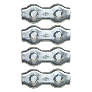 6 MM 1/4-in Rope 2 Post Splice Clamp  Powerfields